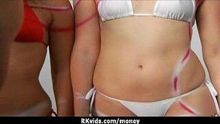 Sexy wild chick gets paid to fuck 30 porn video